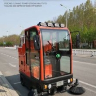 工廠車間物業(yè)小區(qū)工地用小型路面清掃機(jī) 清掃一體機(jī) 封閉式掃地車