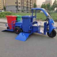 奧萊 液壓自裝自卸 小型柴油三輪 掛桶垃圾車 4桶六桶
