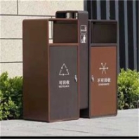 防腐木環(huán)衛(wèi)垃圾桶 南岸公園垃圾桶