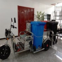 帶棚四桶轉(zhuǎn)運車 自卸式電動垃圾清運車 垃圾車電動四桶轉(zhuǎn)運車帶棚小區(qū)戶外餐廚三輪垃圾桶車