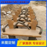 水泥仿木樹墩座椅 垃圾桶樹木仿木 長(zhǎng)椅環(huán)衛(wèi)公園凳子 結(jié)實(shí)耐用