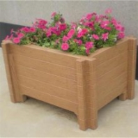 四川成都廠家生產(chǎn)銷售木紋水泥仿木花箱 市政花箱 景觀花盆