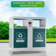 市政公園景區(qū)戶外不銹鋼環(huán)衛(wèi)垃圾桶商用小區(qū)分類垃圾箱果皮箱批發(fā)