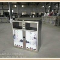 南充 廠家直銷鑫億方 成品環(huán)衛(wèi)垃圾桶 市政景區(qū)垃圾桶定做價格