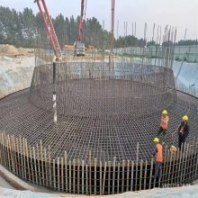 70米混凝土方煙囪新建 垃圾焚燒爐方煙囪新建