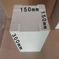 焚燒爐RTO蜂窩陶瓷蓄熱體150*150*300mm