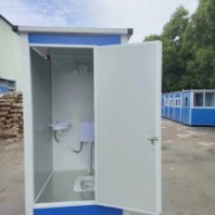 工地 戶外臨時施工 彩鋼板可移動節(jié)水環(huán)保廁所