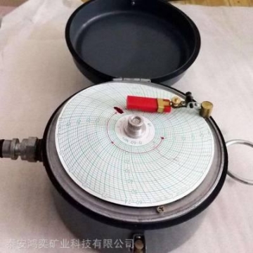 屹盛牌YTL-130圓圖壓力記錄儀記錄壓力變化曲線使用便攜