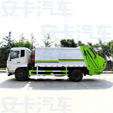 東風(fēng)8噸壓縮式垃圾車 帶原廠空調(diào)行車記錄儀安全帶提醒
