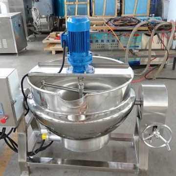 豆?jié){熬制夾層鍋 電加熱可傾式夾層鍋 不銹鋼炊事設備