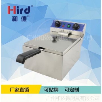 和德WF-101單缸/雙缸電炸爐油炸鍋 商用 炸薯?xiàng)l雞排油炸機(jī)炸串機(jī)炸油條炊事設(shè)備