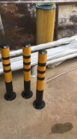 深圳羅湖橡膠防護樁安裝,道口柱