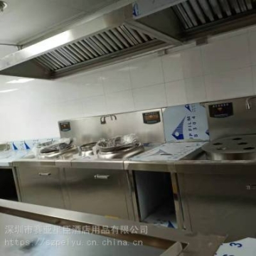 深圳商用廚房廚具 食堂廚房海鮮蒸柜 火鍋餐廳炒爐設(shè)備-售后完善