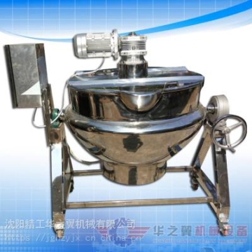 承德豆瓣醬豆沙蓮蓉夾層鍋大型煮鍋 電加熱蒸煮機(jī)器食堂炊事設(shè)備