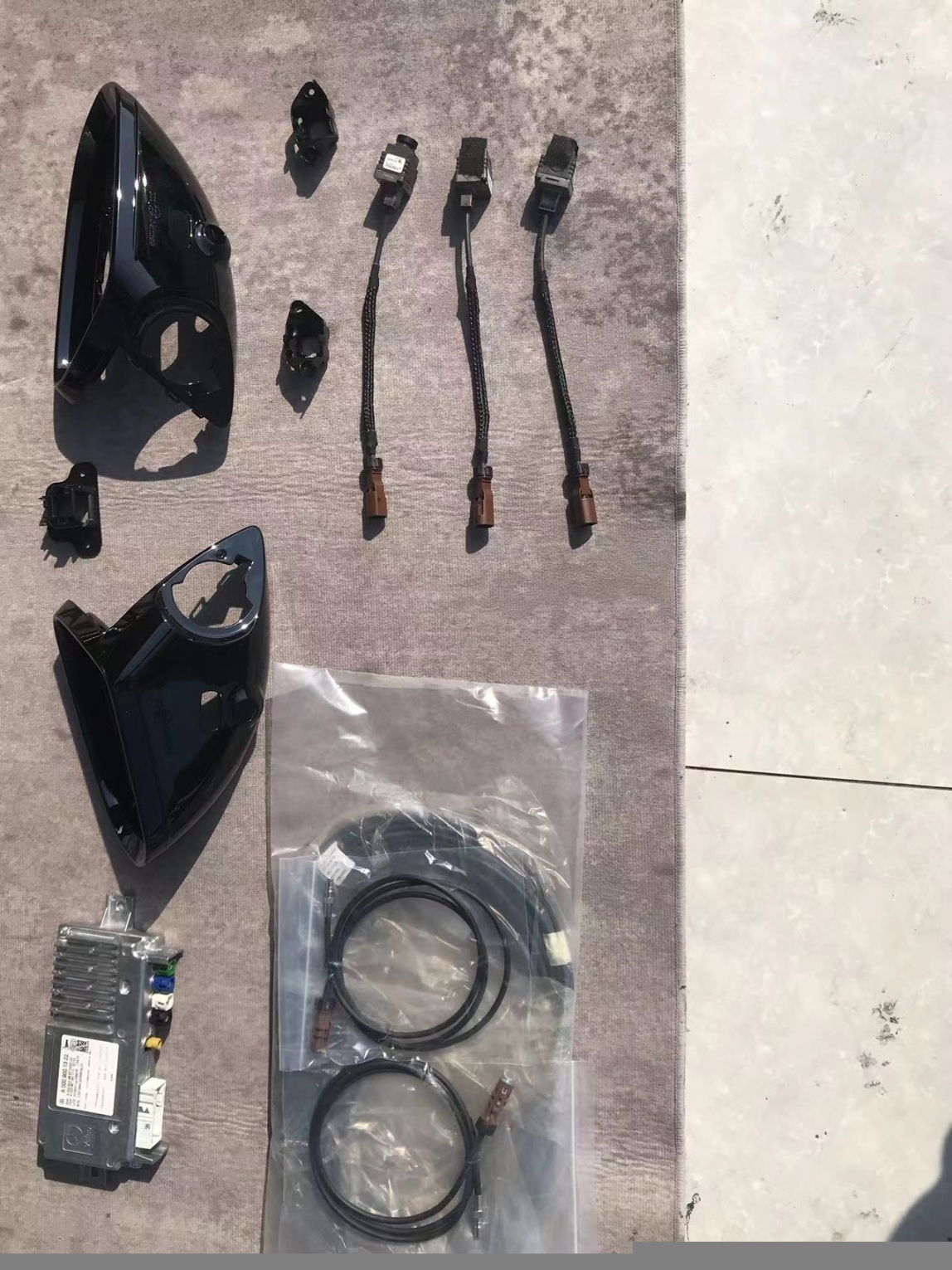 21款奔馳GLC300L升級原廠360全景影像倒車不再難事