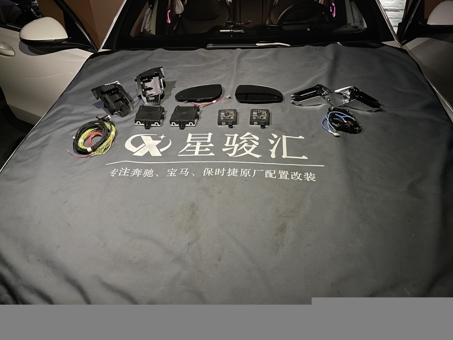 22款奔馳C260L升級盲點(diǎn)輔助后方來車提醒功能