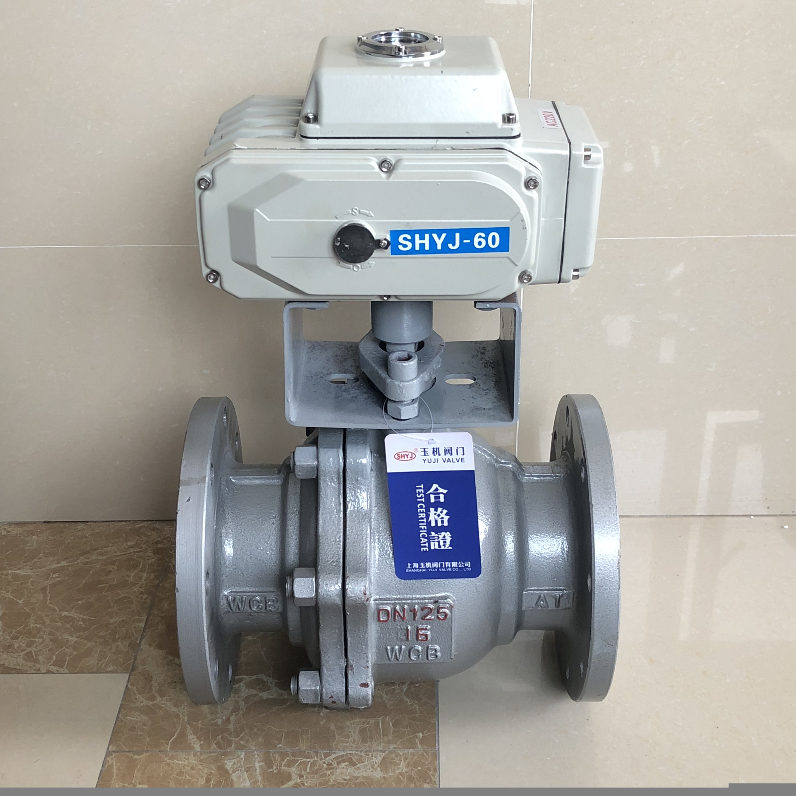 臺灣玉機_電動蝶閥_電動蝶閥型號