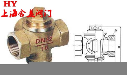 X14W-1.0C/P三通內(nèi)螺不銹鋼旋塞閥