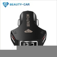 B01一分二車充雙USB帶電壓顯示大功率車充過CERoHs外觀專利