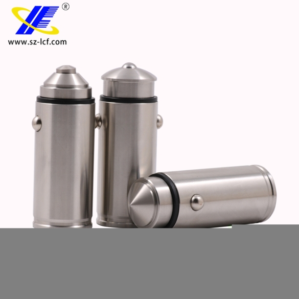單SUB口不銹鋼充電器外殼/不銹鋼車載充電器外殼/lcf-502