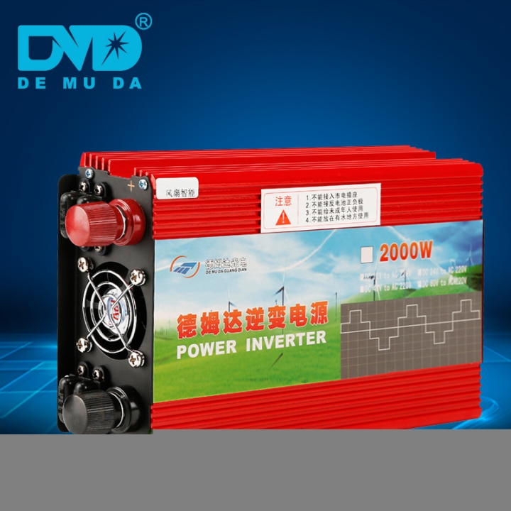 偏遠落后地區(qū)現(xiàn)貨手機充電高質(zhì)量24V2000W逆變器廠家直銷