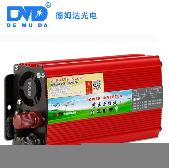 德姆達DMD-1000W-24V轉(zhuǎn)220V車載房車七大保護逆變器夏日出售