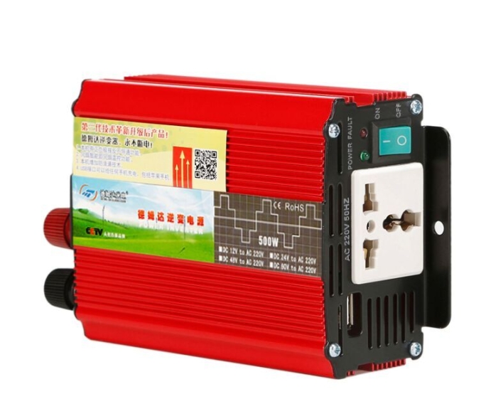 德姆達(dá)電器鋁合金外殼逆變器廠家批發(fā)24v轉(zhuǎn)220V500W逆變器