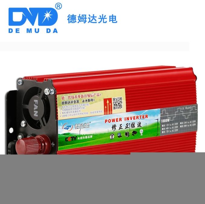 發(fā)電系統(tǒng)逆變器大功率廠家批發(fā)12V轉(zhuǎn)220V家用戶外野營1000W逆變器