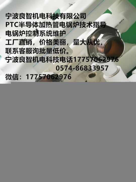 安裝簡單方便寧波良智機電科技有限公司PTC半導體加熱管電鍋爐技術指導