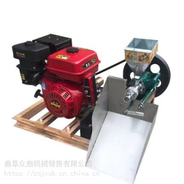 小型集市常用玉米膨化機休閑小食品加工設備五谷雜糧膨化機