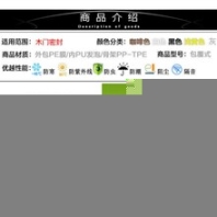 木門不銹鋼門銅門鋁包木使用的包覆式海綿的密封條