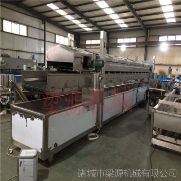 休閑小食品加工設(shè)備 調(diào)理品油炸機(jī) 油水混合工藝節(jié)省榨油色澤好看