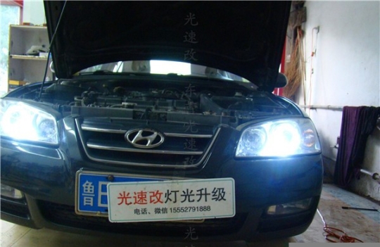 東營(yíng)光速汽車大燈燈光改裝越野車特定附加燈效果