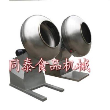 魚皮花生米裹衣機(jī) 休閑食品加工自動(dòng)裹粉機(jī)設(shè)備