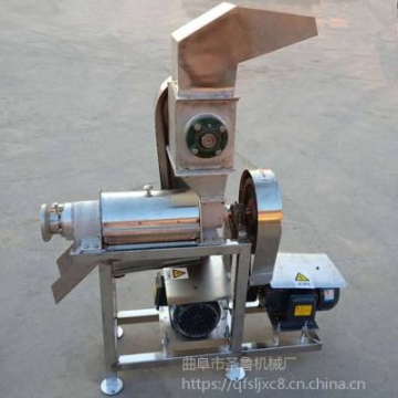 圣魯時產(chǎn)0.5噸擠壓榨汁機 不銹鋼果蔬榨汁分離機 食品加工榨汁設備