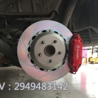 豐田埃爾法剎車改裝布雷博brembo鮑魚六活塞剎車四活塞卡鉗套件