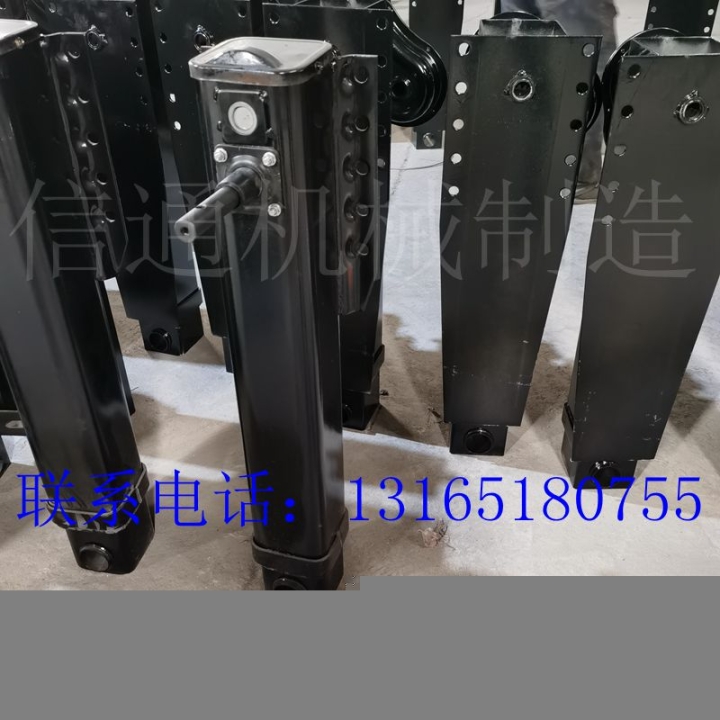 掛車配件廠家直銷集裝箱掛車支腿28T拖車支腿外置聯(lián)動支撐裝置