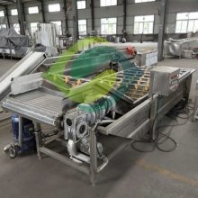 大型酸菜蔬菜加工設備 商用304不銹鋼連續(xù)式凈菜清潔機 廠家直供