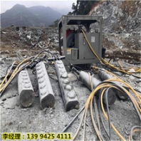 樂山巖石混凝土靜態(tài)拆除液壓劈裂機(jī)操作視頻