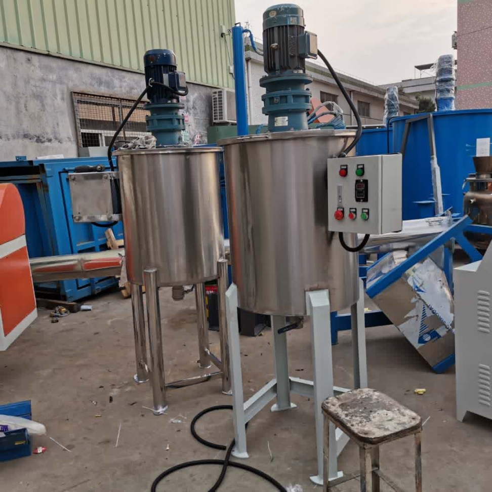 400瓦液體攪拌機(jī)三酸硅油107膠水混合桶不銹鋼化工設(shè)備生產(chǎn)廠家