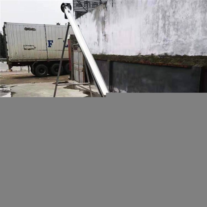 219碳鋼螺旋提升機(jī)圓管式蛟龍給料機(jī)8米長移動方便輸送機(jī)