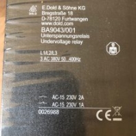 供應(yīng)德國Dold 繼電器 BA9043/001 3AC50-400HZ
