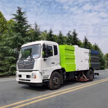 東風(fēng)天錦后置吸盤吸塵車 鋼鐵廠、水泥廠、礦廠、攪拌站適用