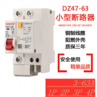 上海人民DZ47 63A空氣開關(guān)斷路器1P2P3P4P保護(hù)器小型家用空開100A