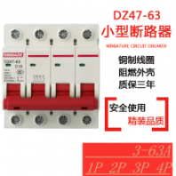 上海人民空氣開關(guān)小型斷路器DZ47-63A空開家用保護(hù)器1P2P3P4P100A