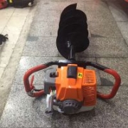 便攜式汽油挖樹機(jī) 手推式立柱植樹挖坑機(jī) 農(nóng)業(yè)種植機(jī)械 樂豐牌