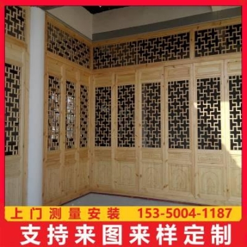 仿古建筑門窗，仿古折疊門設(shè)計制造，古建筑門窗，雕花實木門窗