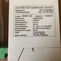 供應(yīng)德國(guó)Schreyer Elektronik 電路保護(hù)器 ANW 100