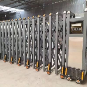 天津武清區(qū)電動伸縮門安裝廠家工地電動平移門折疊門定做廠家