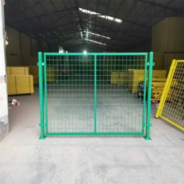 車間隔離網(wǎng)攤位隔離圍擋移動防護(hù)欄自動折疊門可定制